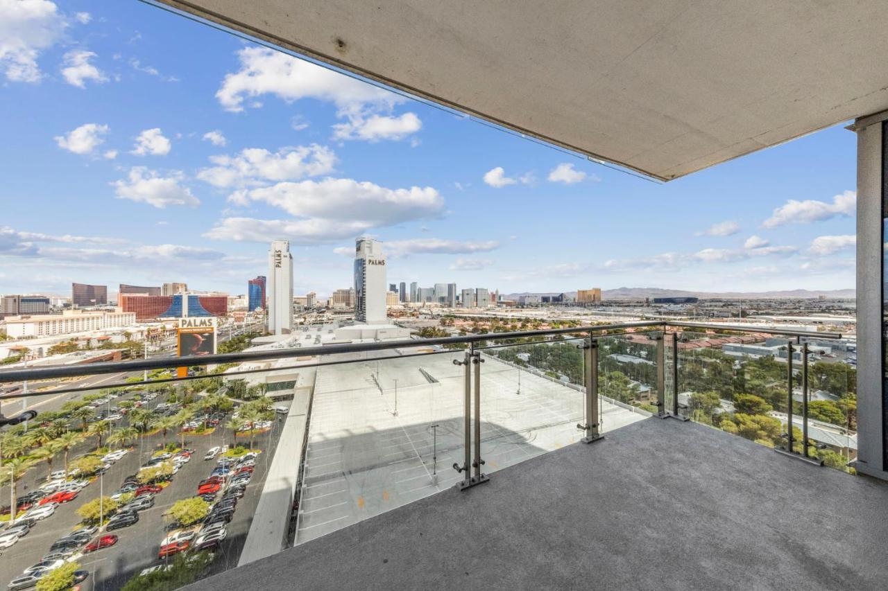 לאס וגאס Huge Modern Luxury 17 Floor Panoramic Corner Suite With Open Balcony מראה חיצוני תמונה
